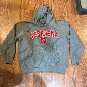 Nebraska Champs Hoodie Size Medium